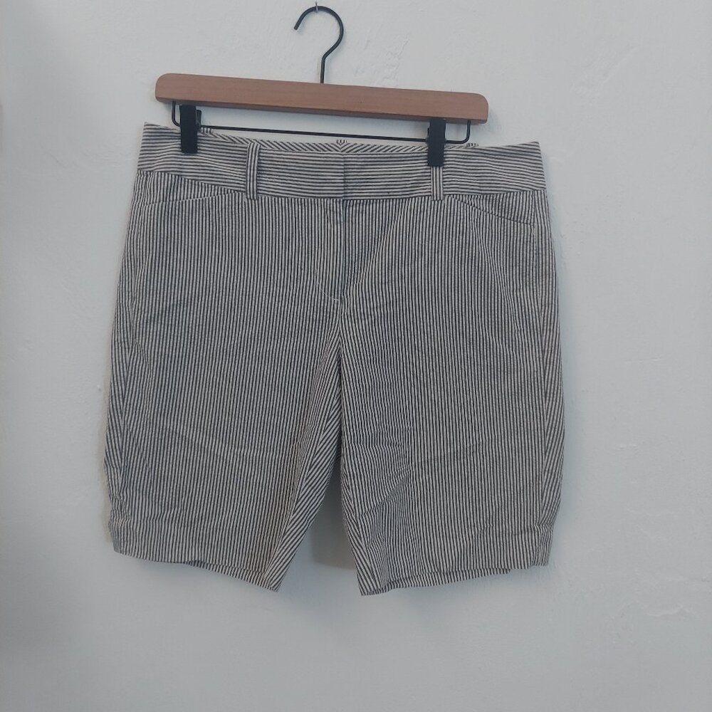 Ann Taylor Bermuda Striped Shorts
